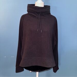 Old Navy Go-Warm Cropped Micro Performance Fleece Funnel- Neck Sweatshirt